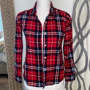 Red flannel button down